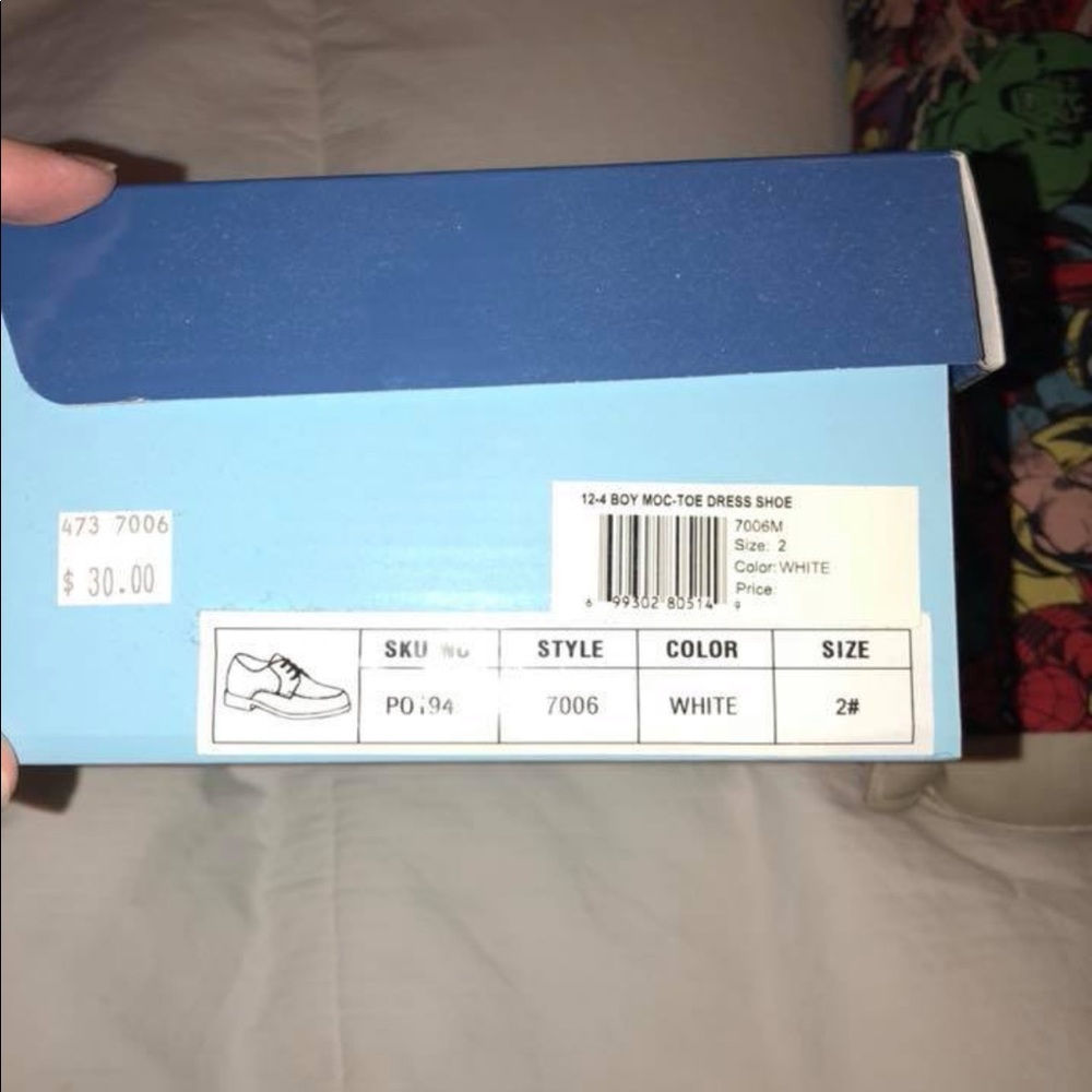 Boys White Dress Shoes Size 2